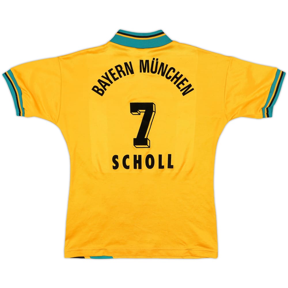 1993-96 Bayern Munich Away Shirt Scholl #7 - 8/10 - (XS)