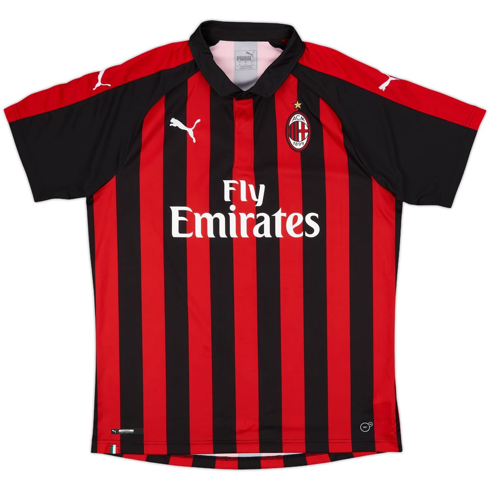 2018-19 AC Milan Home Shirt - 9/10 - (XL)