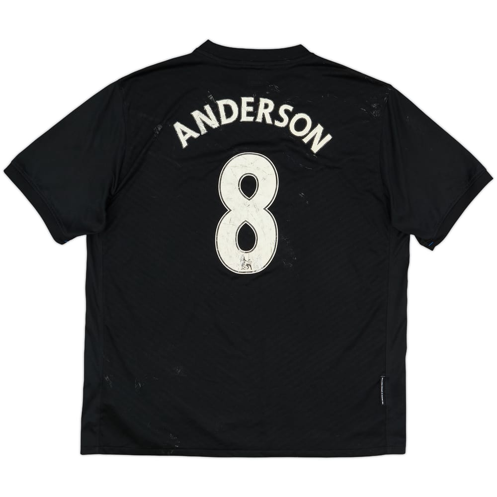 2009-10 Manchester United Away Shirt Anderson #8 - 5/10 - (XL)