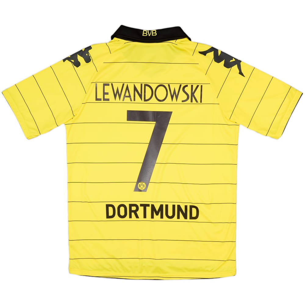 2010-11 Borussia Dortmund Home Shirt Lewandowski #7 - 9/10 - (M)