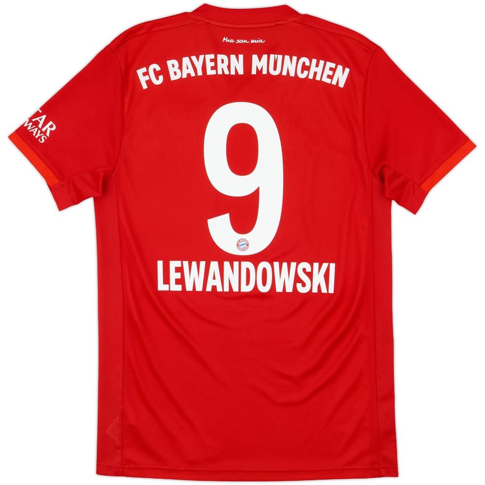 2019-20 Bayern Munich Home Shirt Lewandowski #9 - 9/10 - (S)