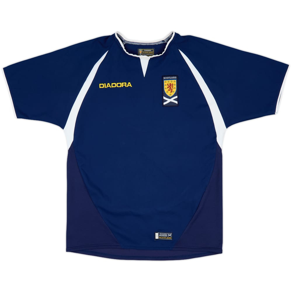 2003-05 Scotland Home Shirt - 9/10 - (L.Boys)