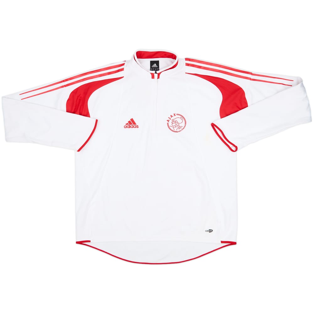 2004-05 Ajax adidas 1/4 Zip Drill Top - 8/10 - (L/XL)