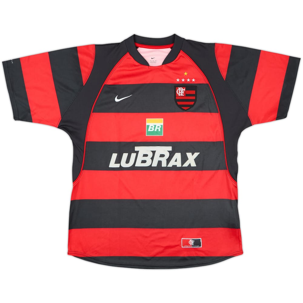 2002-04 Flamengo Home Shirt #10 - 8/10 - (M)