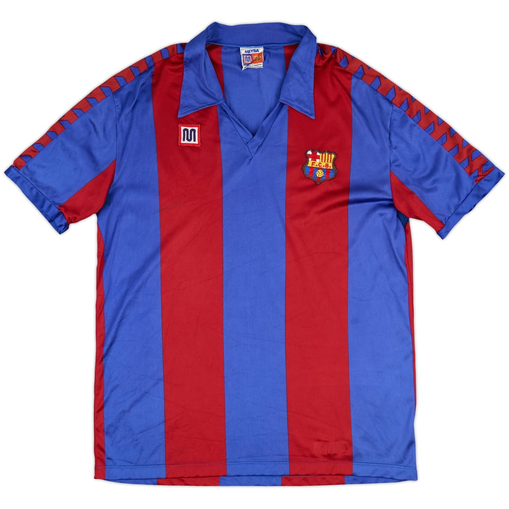 1984-89 Barcelona Home Shirt - 8/10 - (XL)
