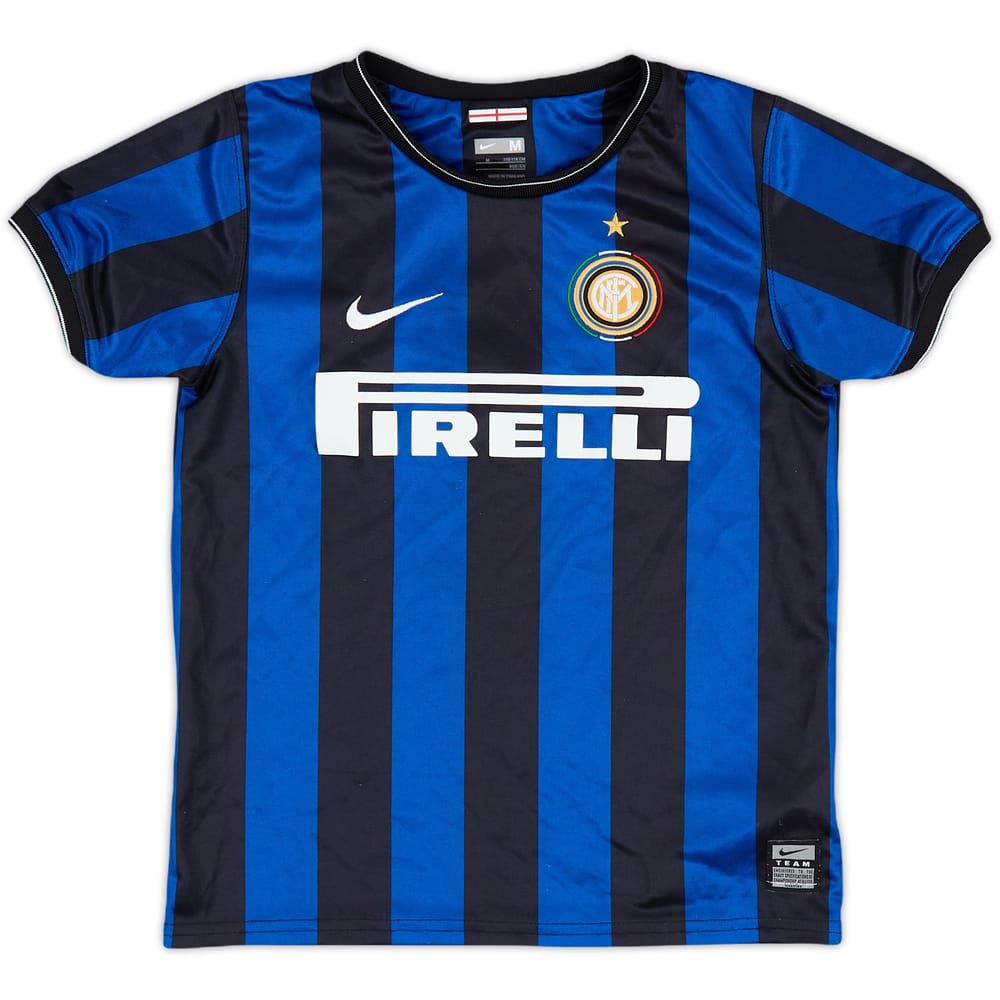 2009-10 Inter Milan Home Shirt - 9/10 - (5-6 Years)