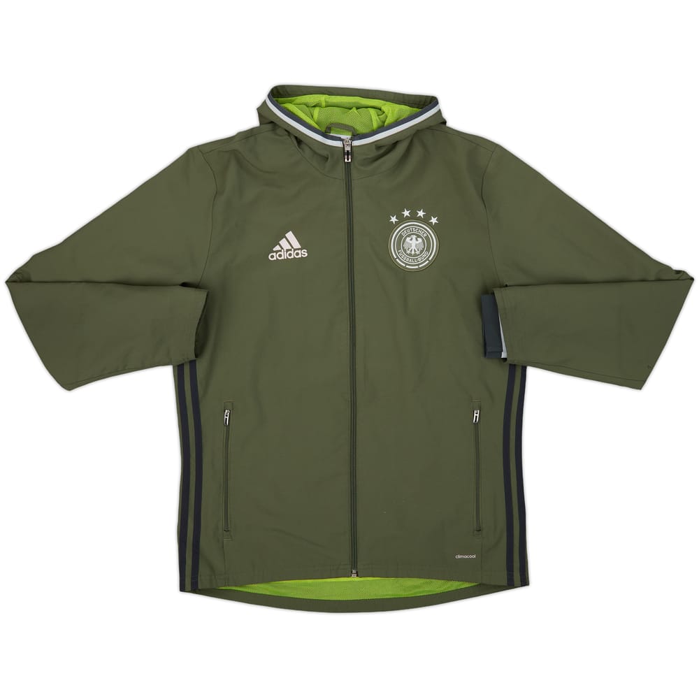 2015-16 Germany adidas Hooded Track Jacket - 8/10 - (M)