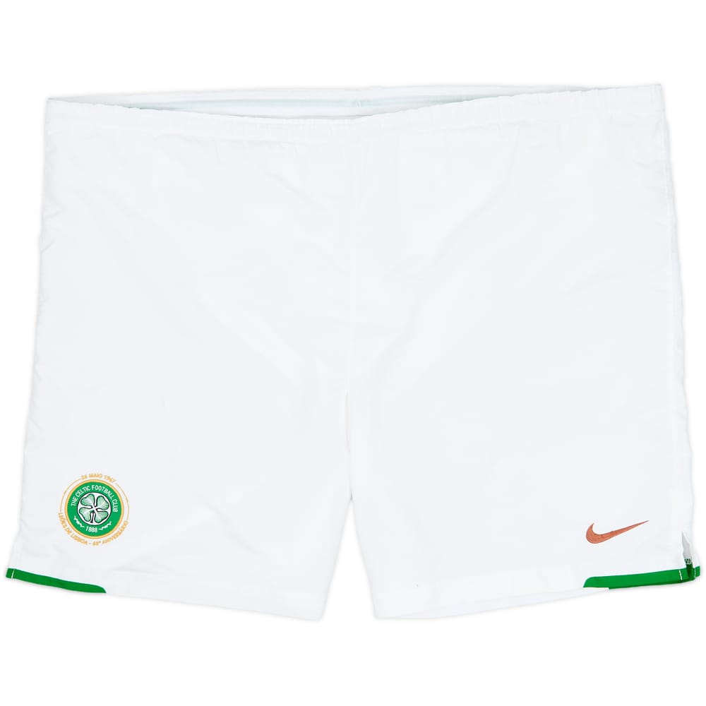 2007-08 Celtic Home Shorts - 4/10 - (XL)