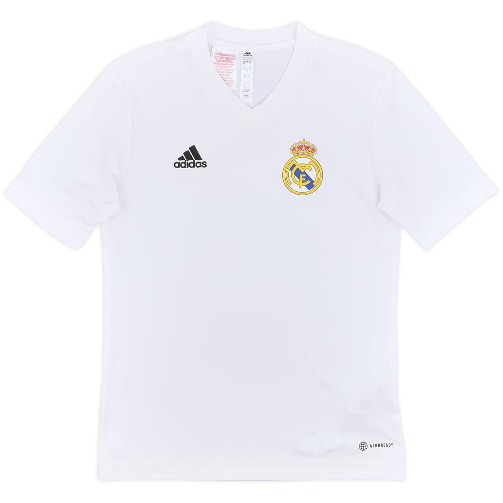 2021-22 Real Madrid adidas Training Shirt - 7/10 - (M.Boys)