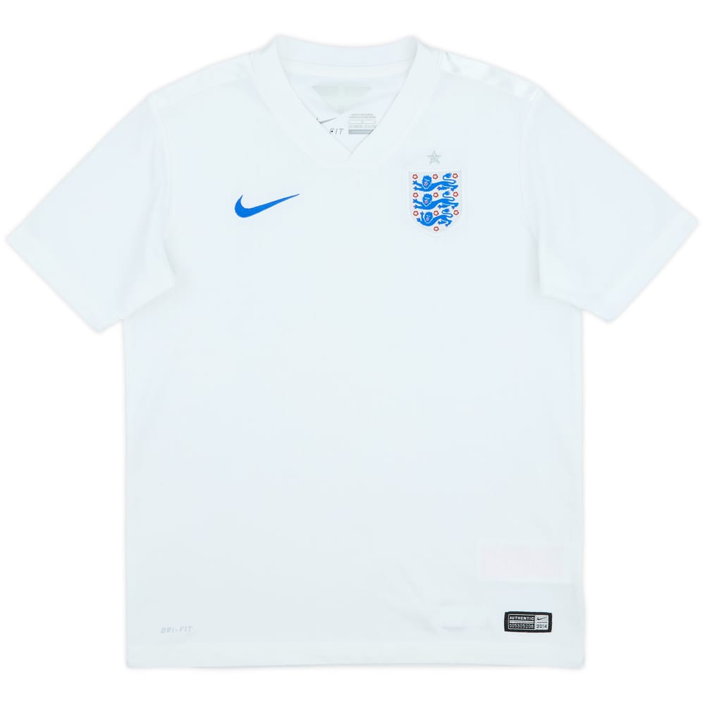 2014-15 England Home Shirt - 7/10 - (L.Boys)
