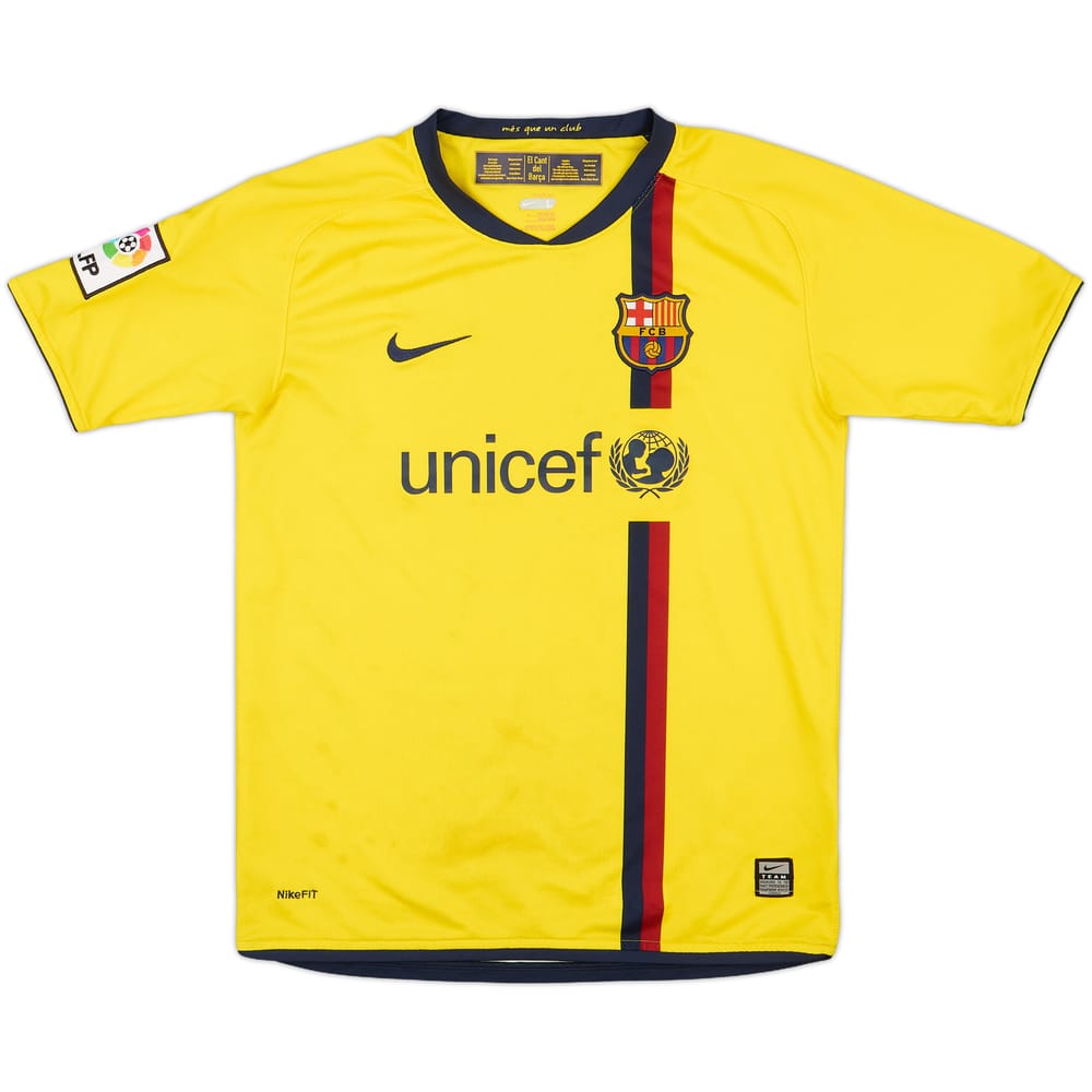 2008-10 Barcelona Away Shirt - 5/10 - (L.Boys)