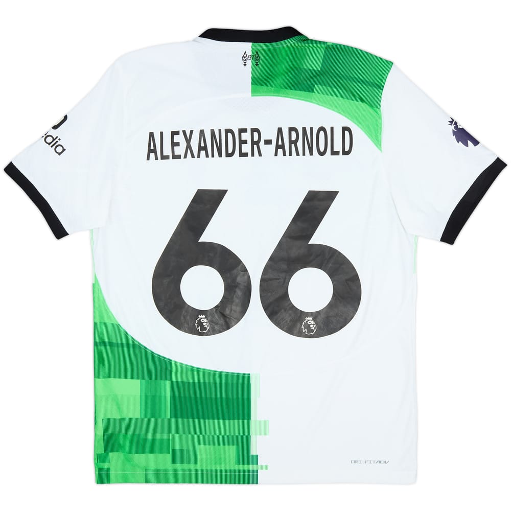 2023-24 Liverpool Authentic Away Shirt Alexander-Arnold #66 - 8/10 - (L)