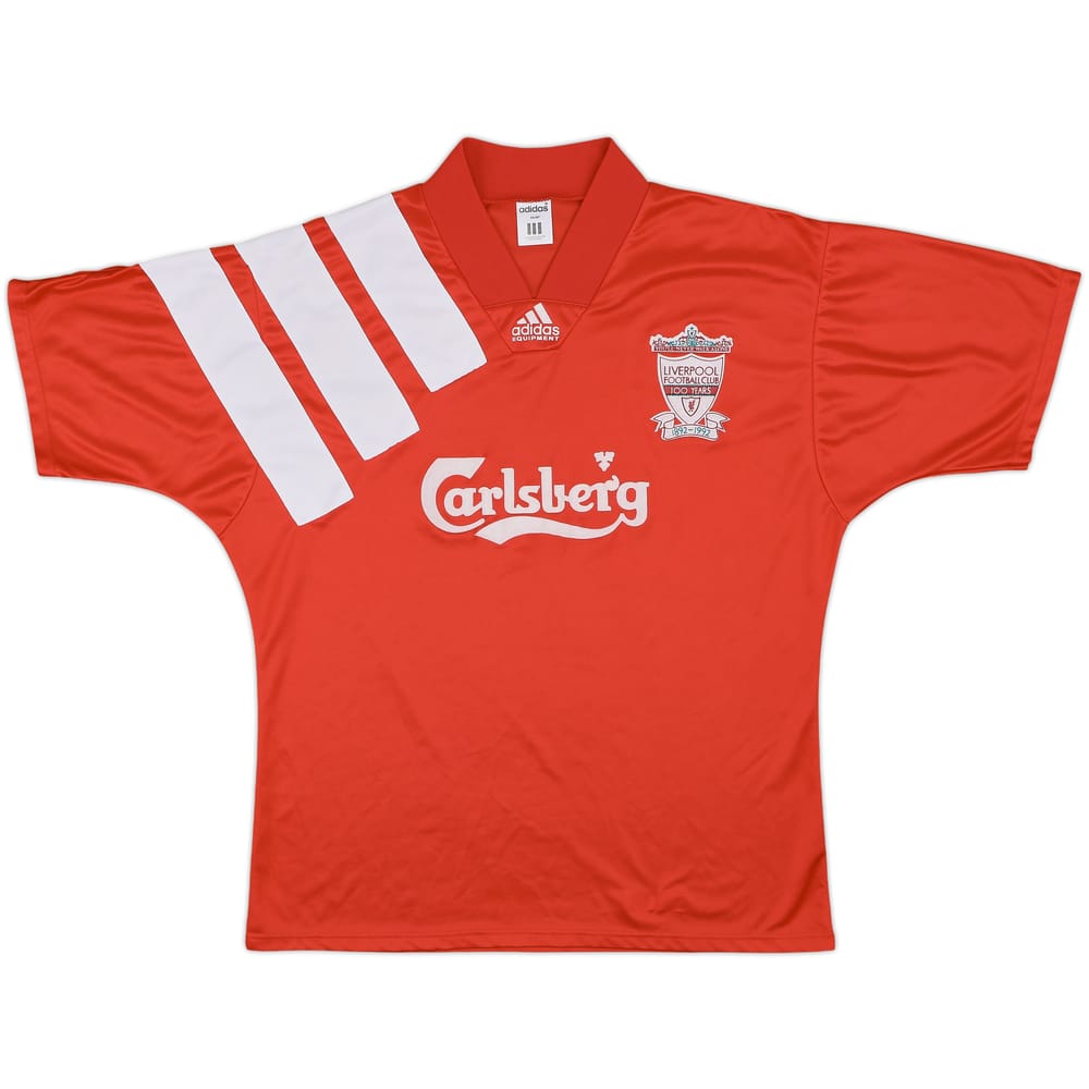 1992-93 Liverpool Centenary Home Shirt - 7/10 - (L/XL)