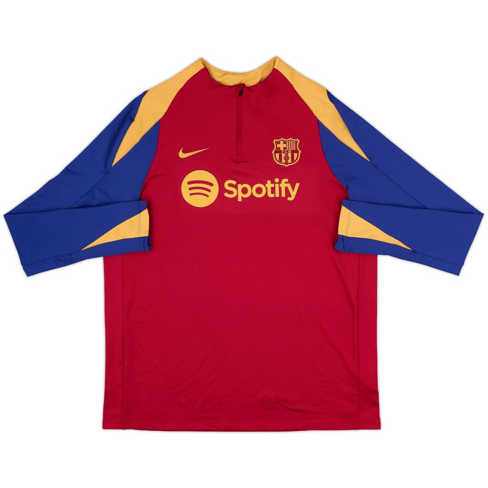 2024-25 Barcelona Nike 1/4 Zip Drill Top - 9/10 - (XL)