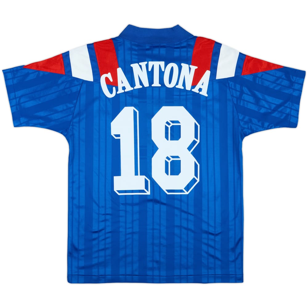 1992-94 France Home Shirt Cantona #18 - 8/10 - (M)