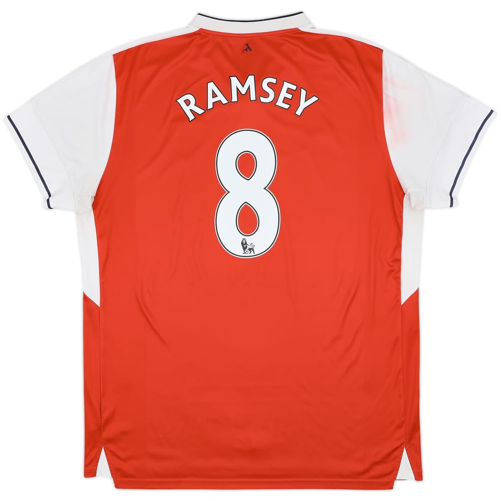 2016-17 Arsenal Home Shirt Ramsey #8 - 7/10 - (XXL)