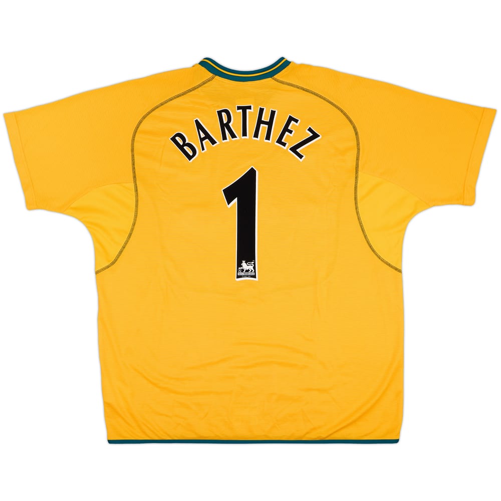 2000-02 Manchester United GK Shirt Barthez #1 - 6/10 - (XXL)