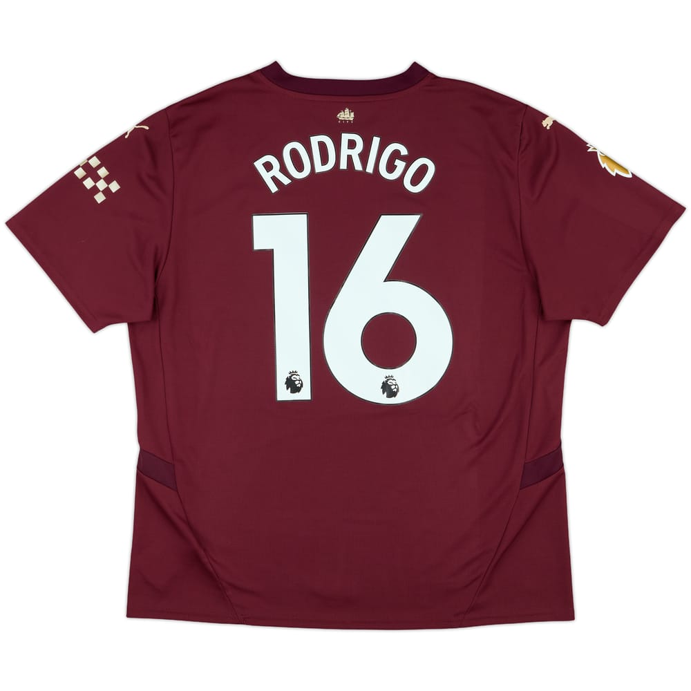 2024-25 Manchester City Third Shirt Rodrigo #16 - 10/10 - (XL)