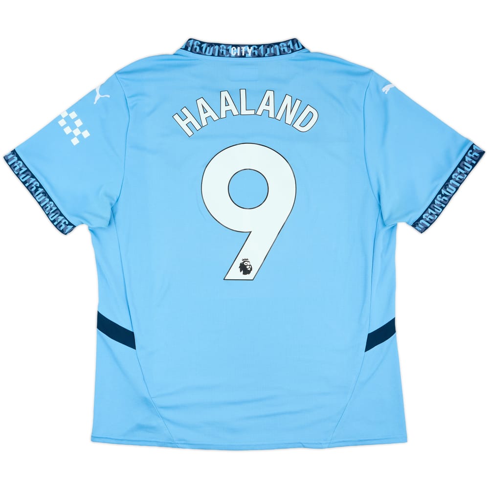 2024-25 Manchester City Home Shirt Haaland #9 - 8/10 - (XL)