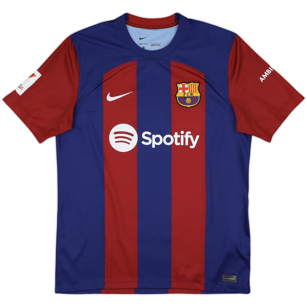 2023-24 Barcelona Home Shirt - 10/10 - (L)