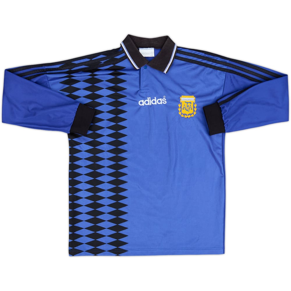 1994-97 Argentina Away L/S Shirt - 8/10 - (XS)