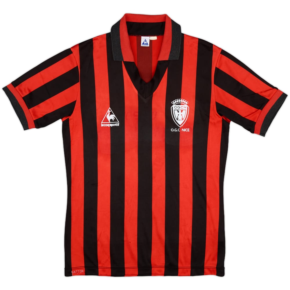 1980-81 OGC Nice Home Shirt - 7/10 - (L)