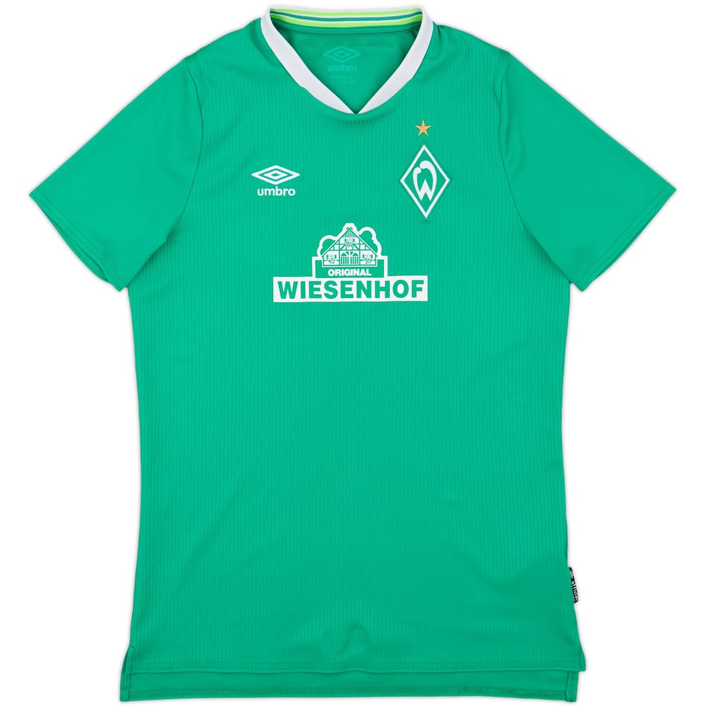 2019-20 Werder Bremen Home Shirt - 8/10 - (XL.Boys)