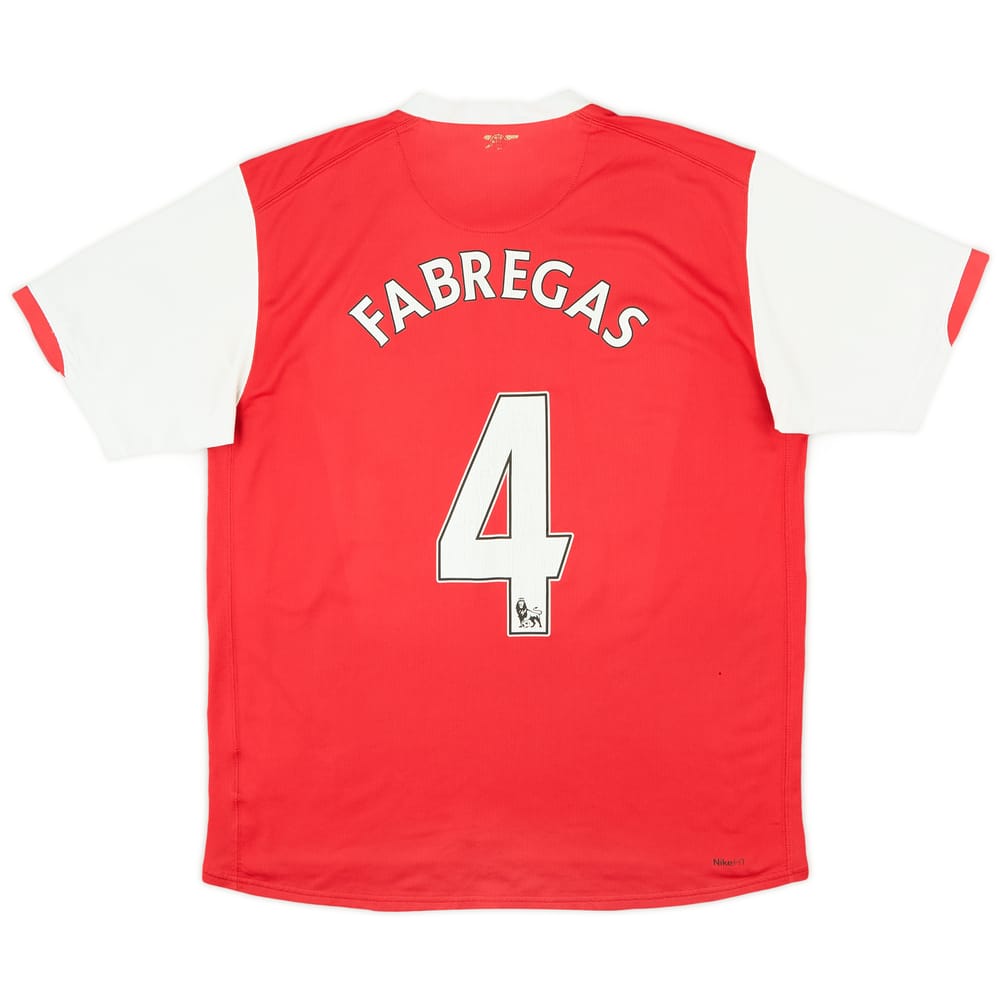 2006-08 Arsenal Home Shirt Fabregas #4 - 4/10 - (L)