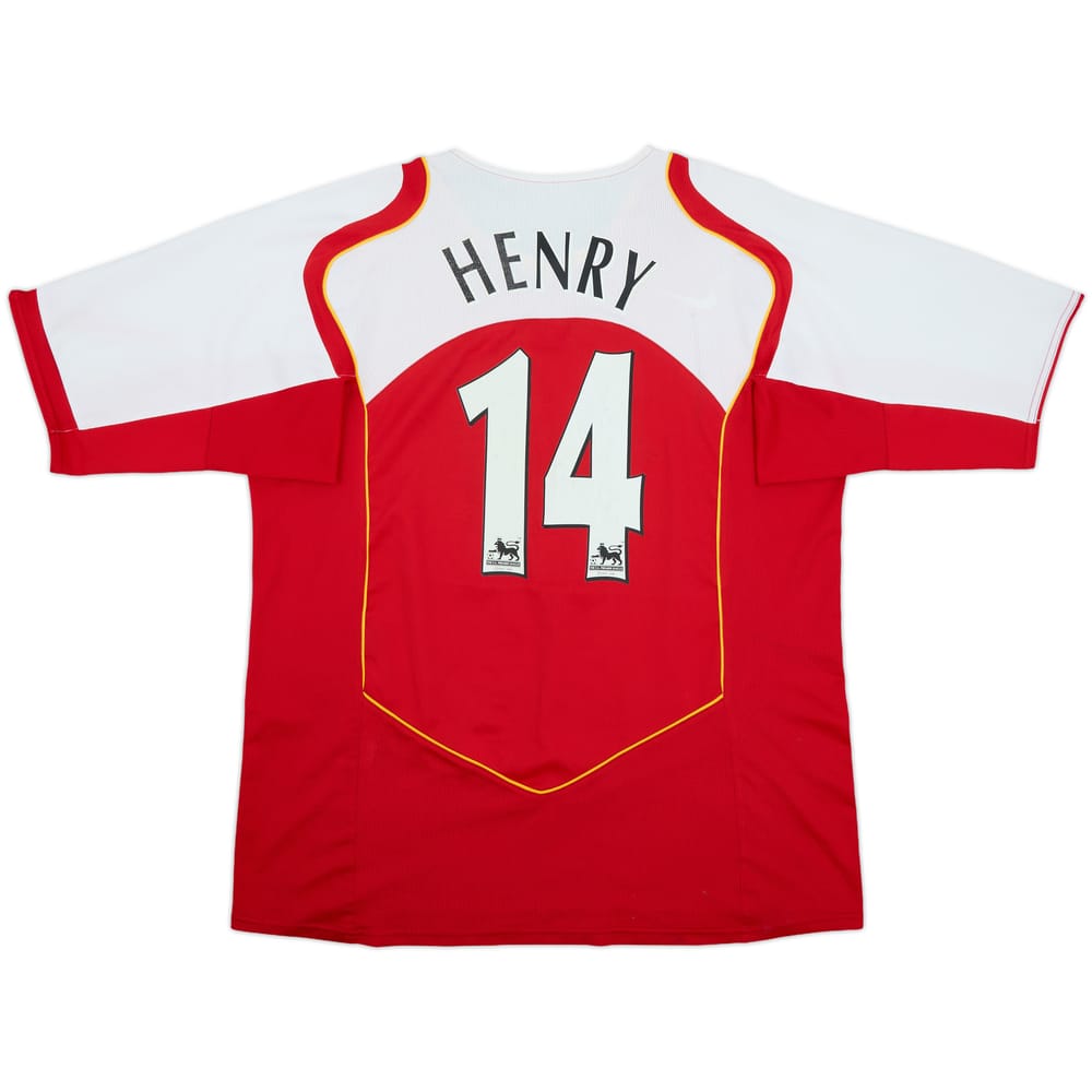 2004-05 Arsenal Home Shirt Henry #14 - 6/10 - (L)
