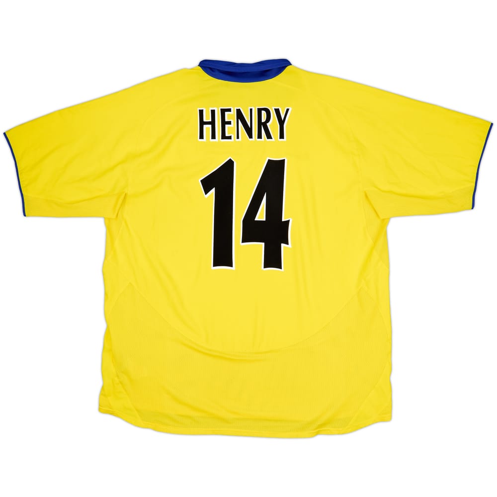 2003-05 Arsenal Away Shirt Henry #14 - 8/10 - (XXL)