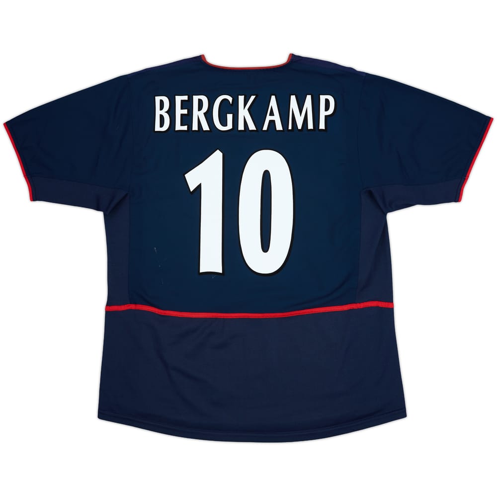 2002-04 Arsenal Away Shirt Bergkamp #10 - 6/10 - (L)