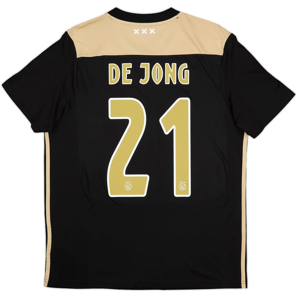 2018-19 Ajax Away Shirt De Jong #21 - 9/10 - (L)