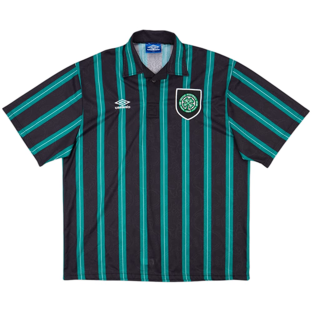 1992-93 Celtic Away Shirt - 8/10 - (XXL)
