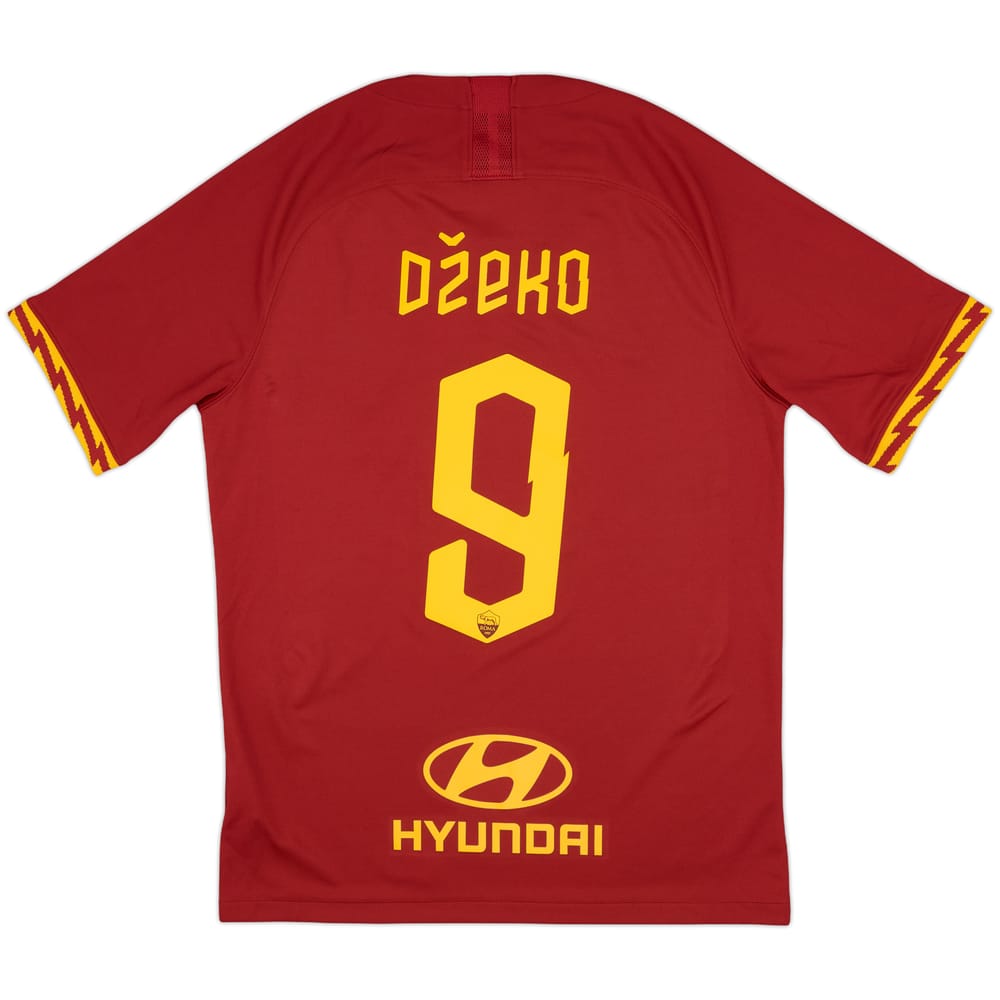2019-20 Roma Home Shirt Dzeko #9 - 10/10 - (M)