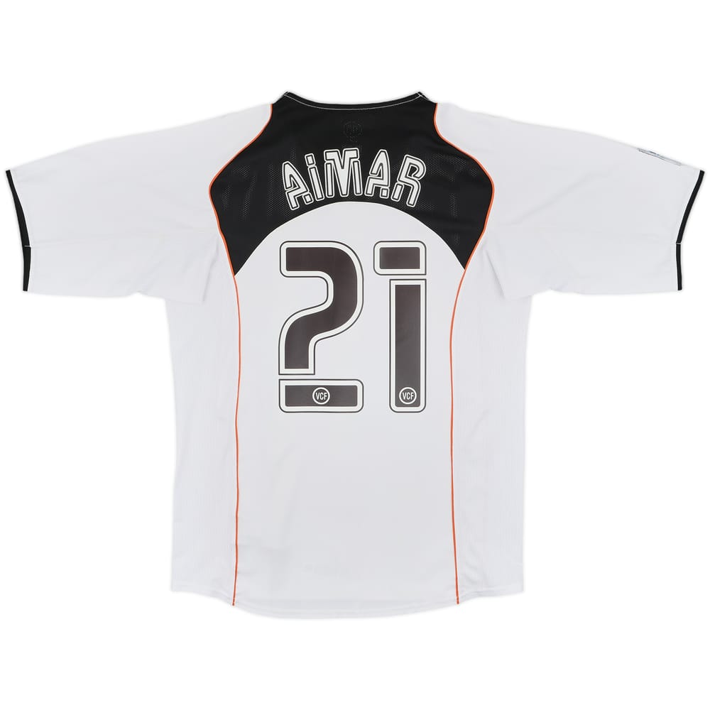 2004-05 Valencia Home Shirt Aimar #21 - 9/10 - (M)
