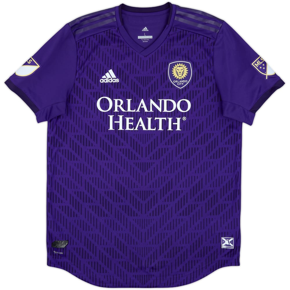 2019 Orlando City Authentic Home Shirt - 9/10 - (L)