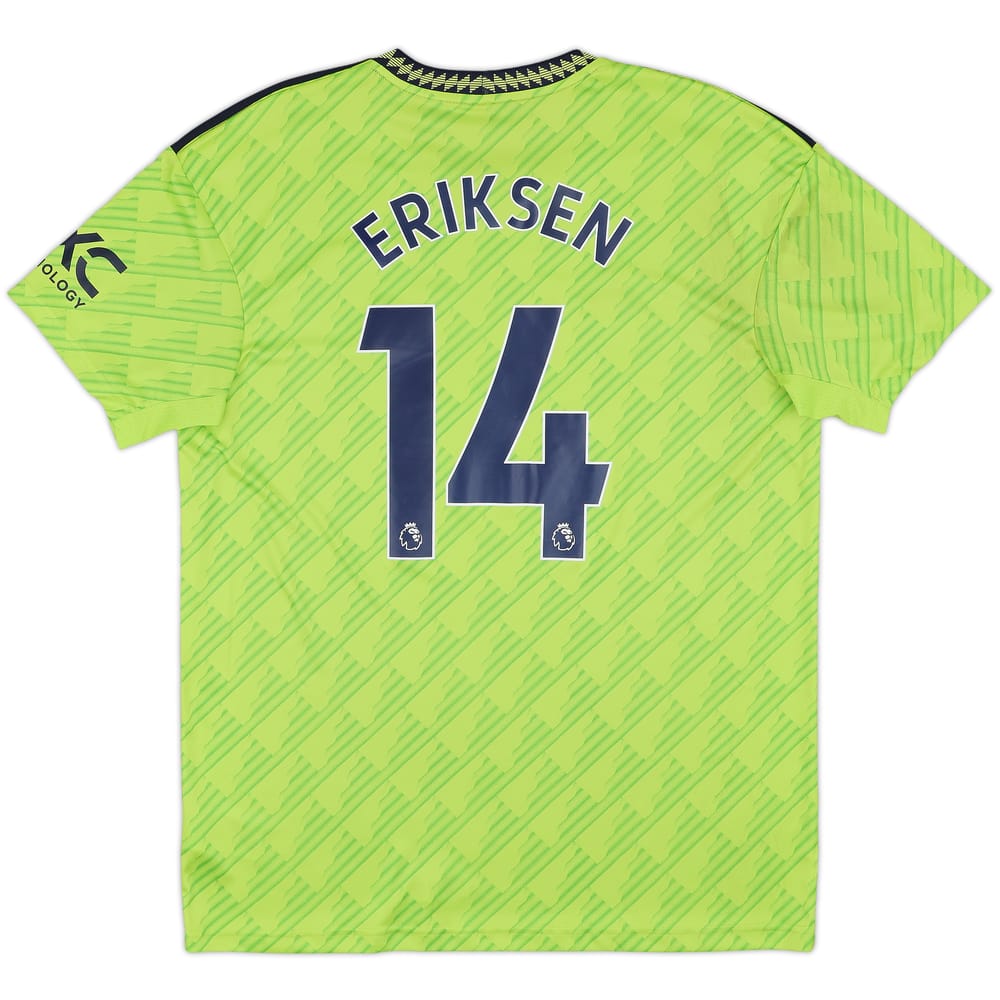 2022-23 Manchester United Third Shirt Eriksen #14 - 10/10 - (XL)