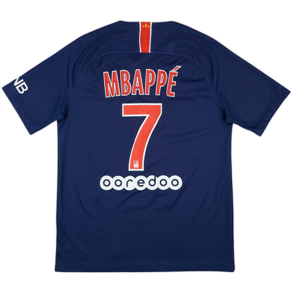 2018-19 Paris Saint-Germain Home Shirt Mbappe #7 - 7/10 - (M)