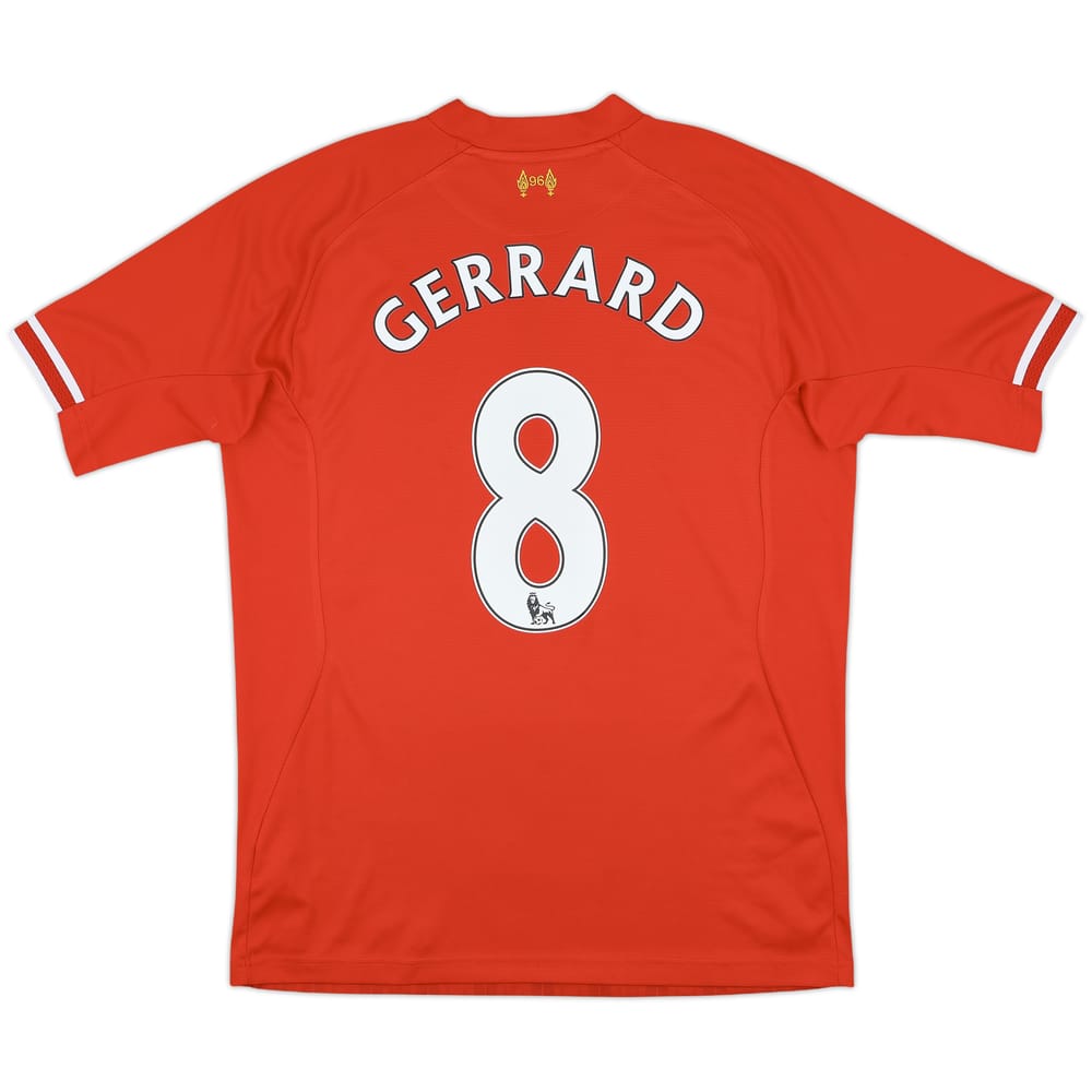 2013-14 Liverpool Home Shirt Gerrard #8 - 5/10 - (L)