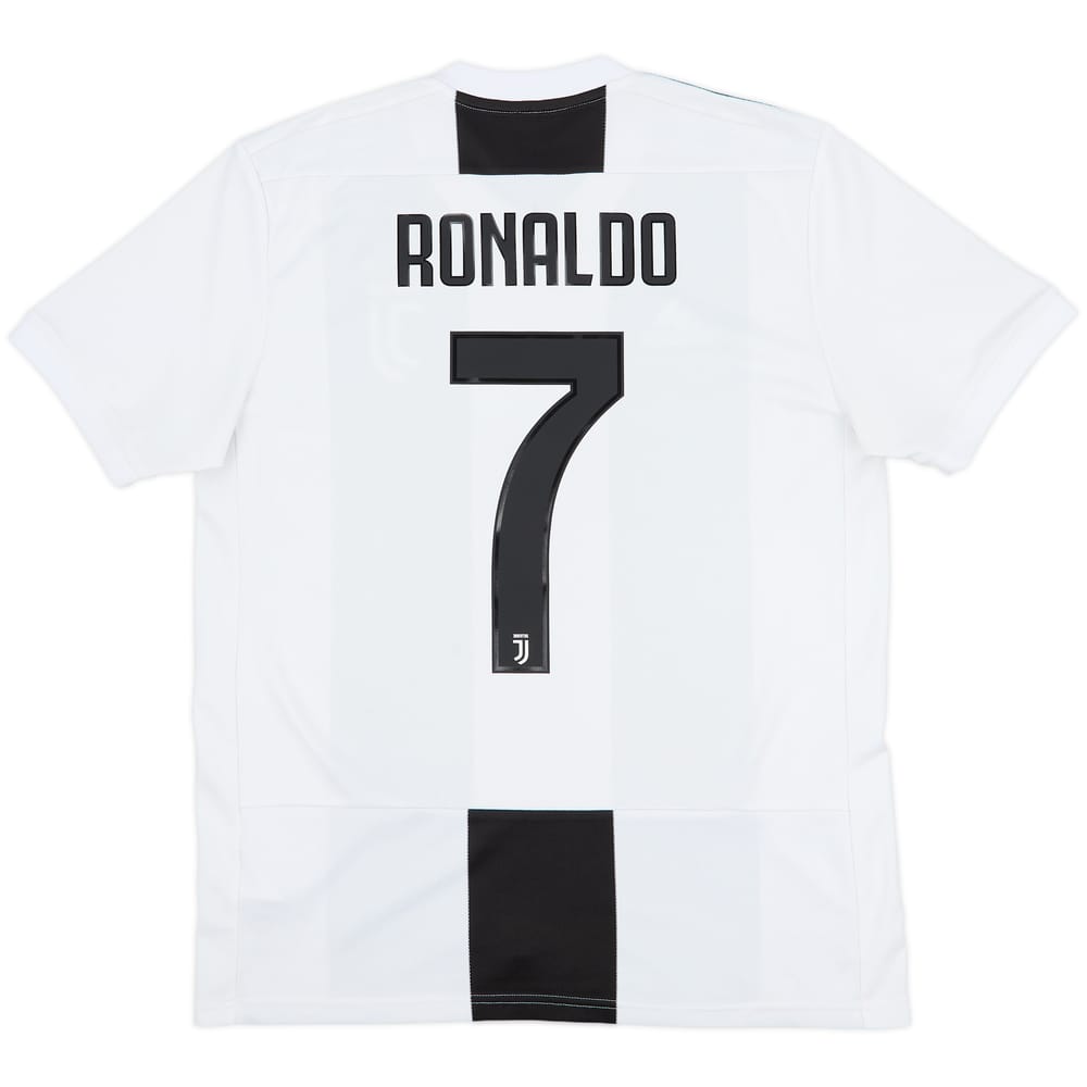 2018-19 Juventus Home Shirt Ronaldo #7 - 8/10 - (M)