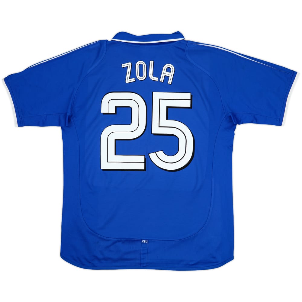 2001-03 Chelsea Home Shirt Zola #25 - 7/10 - (L)