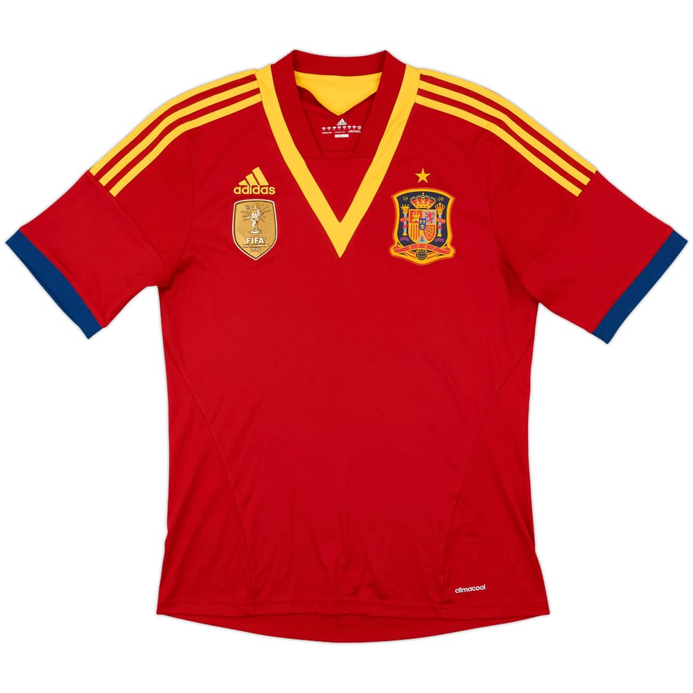2013 Spain Confederation Cup Home Shirt - 10/10 - (M)