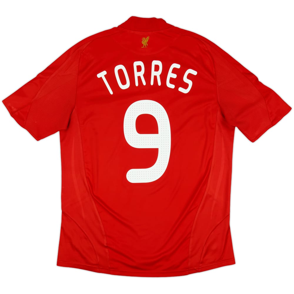 2008-10 Liverpool Home Shirt Torres #9 - 7/10 - (M)