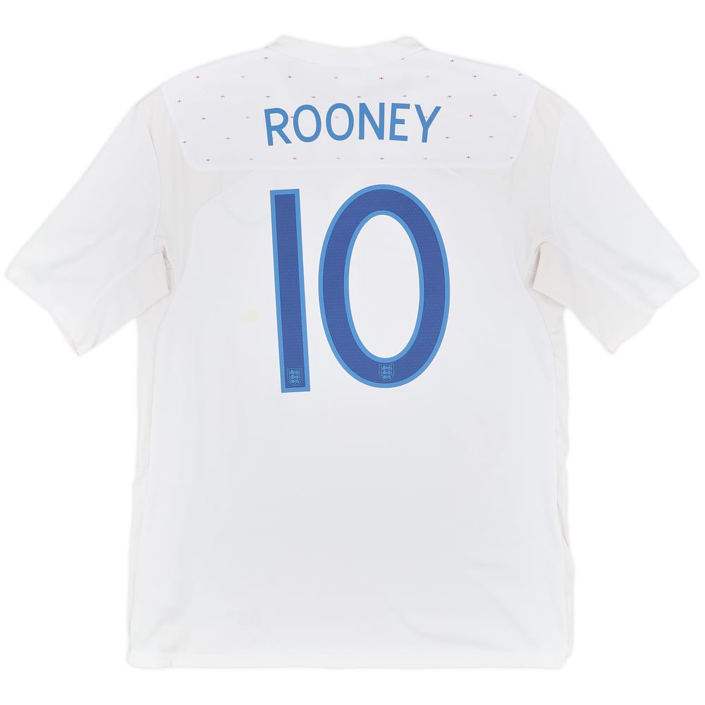 2010-11 England Home Shirt Rooney #10 - 8/10 - (L)