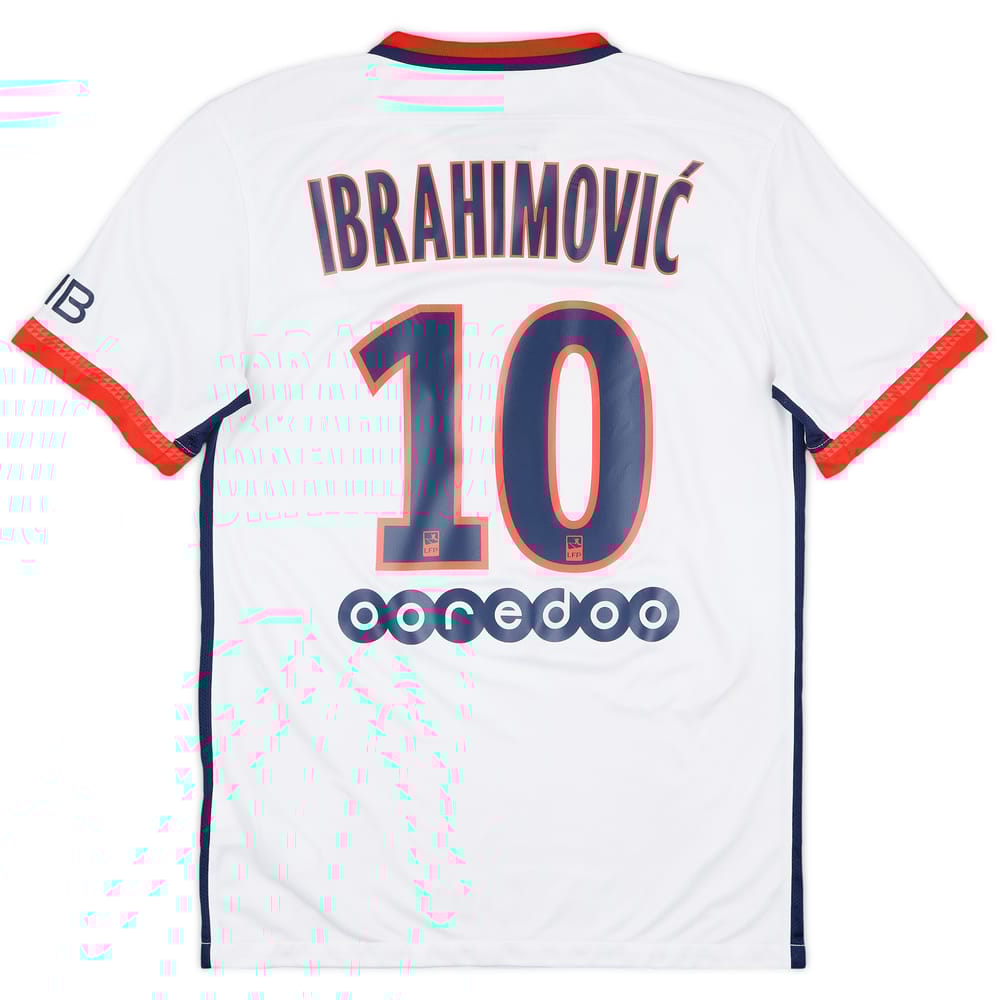 2015-16 Paris Saint-Germain Away Shirt Ibrahimovic #10 - 7/10 - (S)