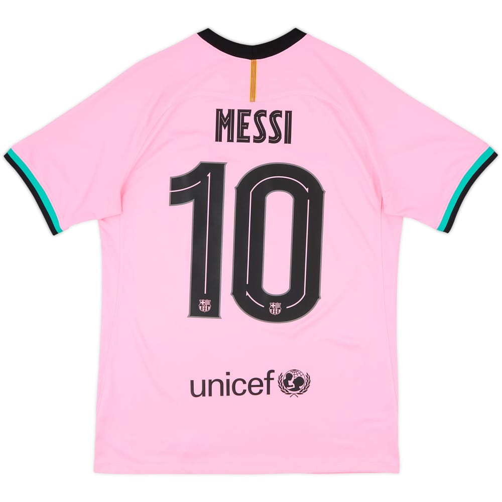 2020-21 Barcelona Third Shirt Messi #10 - 5/10 - (M)