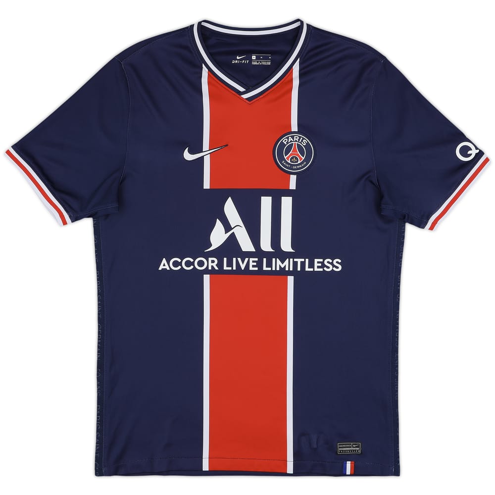 2020-21 Paris Saint-Germain Home Shirt - 8/10 - (M)