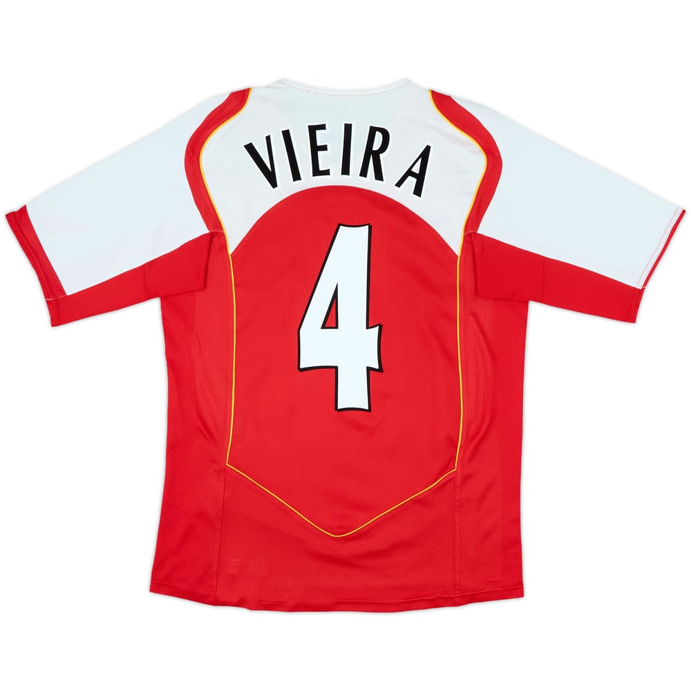 2004-05 Arsenal Home Shirt Vieira #4 - 7/10 - (S)