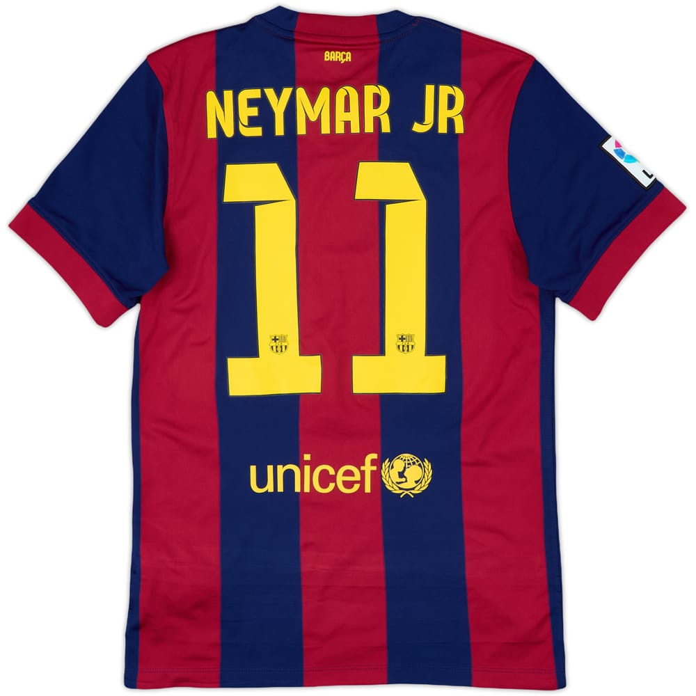 2014-15 Barcelona Home Shirt Neymar Jr #11 - 9/10 - (S)