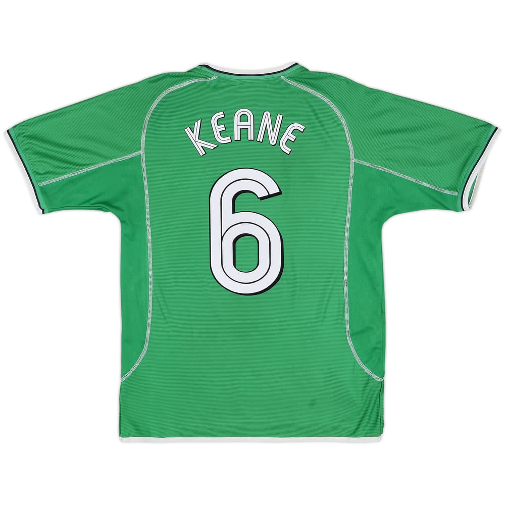 2001-03 Ireland 'World Cup 2002' Home Shirt Keane #6 - 8/10 - (M)